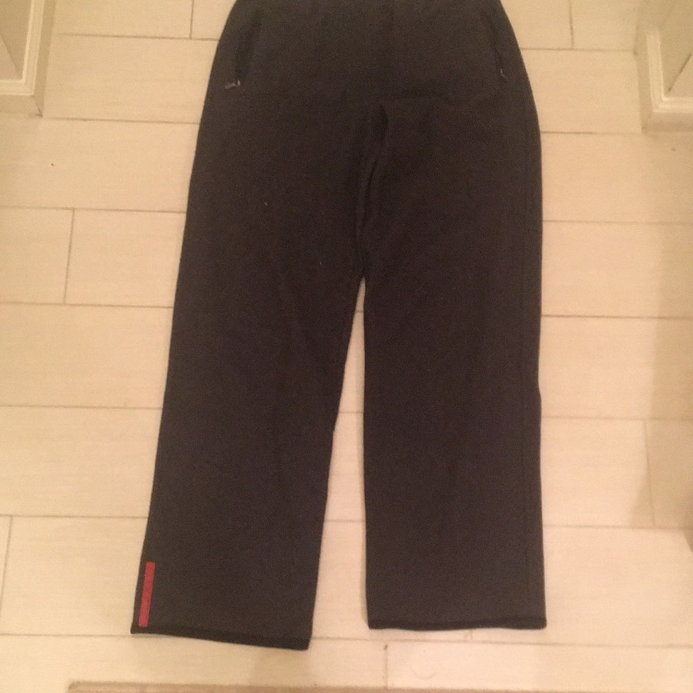 Prada sport wide leg fleece pants